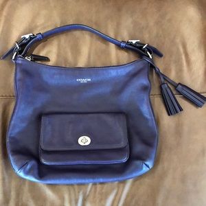 Purple Coach bag
